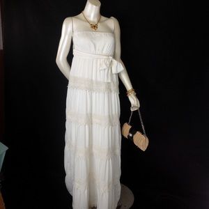 Buffalo David Bitton Boho Maxi Wedding Dress